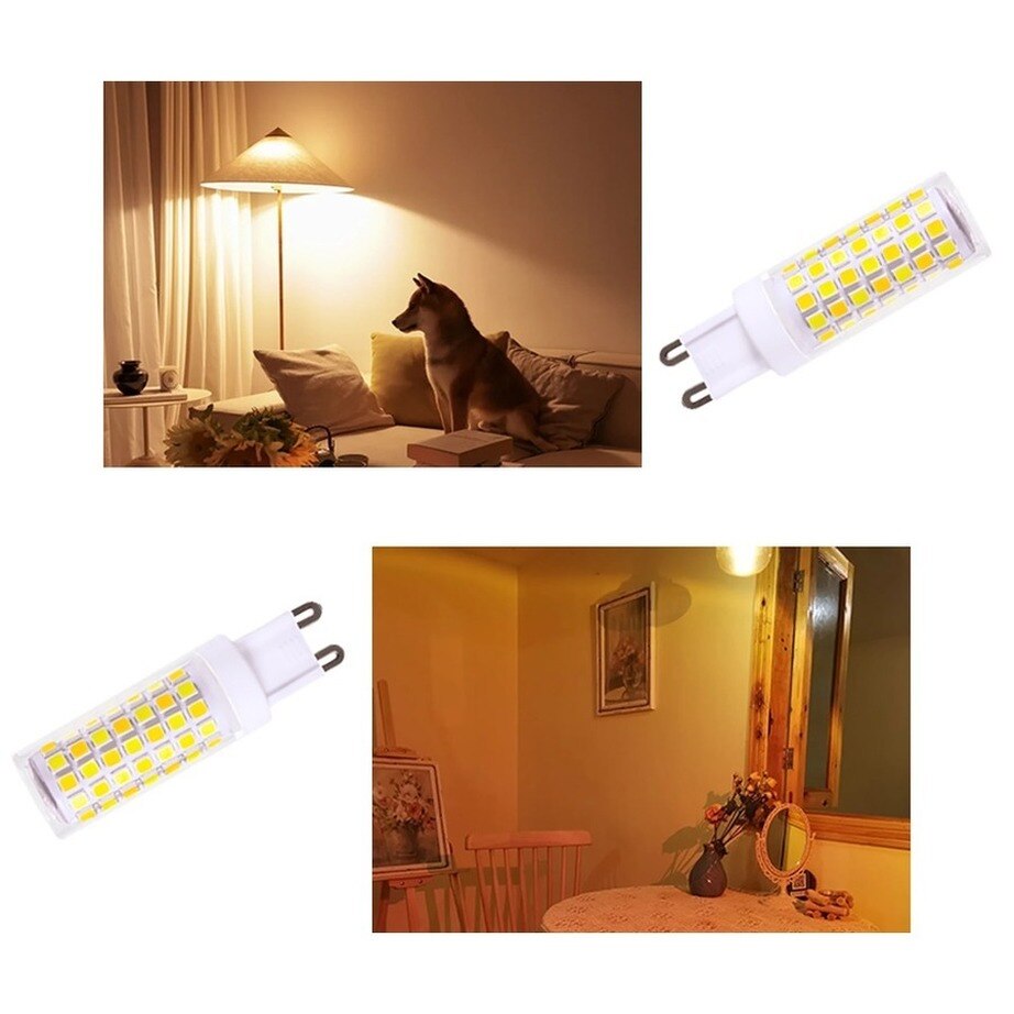 Phlanp Brightest G9 LED Lamp AC220V 3W 5W 7W Ceramic SMD2835 LED Bulb Warm/Cool White Spotlight replace Halogen light