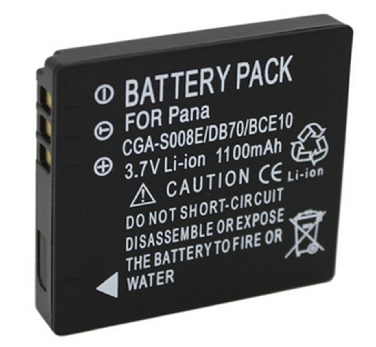 Battery 2-Pack + Charger For Panasonic HM-TA1, SDR-S7, SDR-S9, SDR-S10, SDR-S15, SDR-S26, SDR-SW20, SDR-SW21, SDR-SW28 Camcorder: 1x CGA-S008 Battery