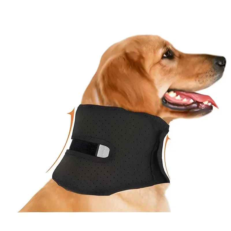 Dog Neck Brace Pet Dog Collar Anti-Lick Sprain Neck Head Cover Post-Op Neck Breathable Support Collar Dog Accessories