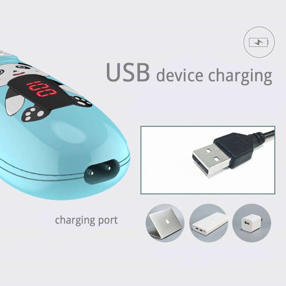 Baby Haar Haarschneidemaschine USB Aufladbare Elektrische Haar Cutter Sicher Trimmer mit 3Stck führen Kämme Geräuscharm für freundlicher freundlicher zubehör
