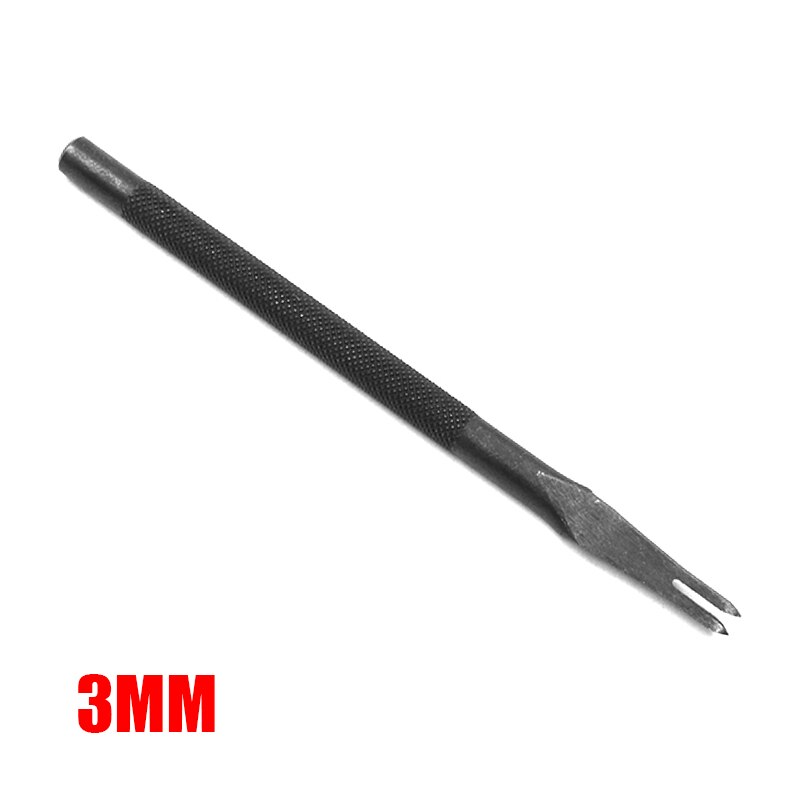 3mm Stainless Steel Flat Chisel Leather Craft Tools Hole Punch Kit DIY Tool 1 Prong/2 Prong/4 Prong/6 Prong Punching stitch fork: 2 Prong