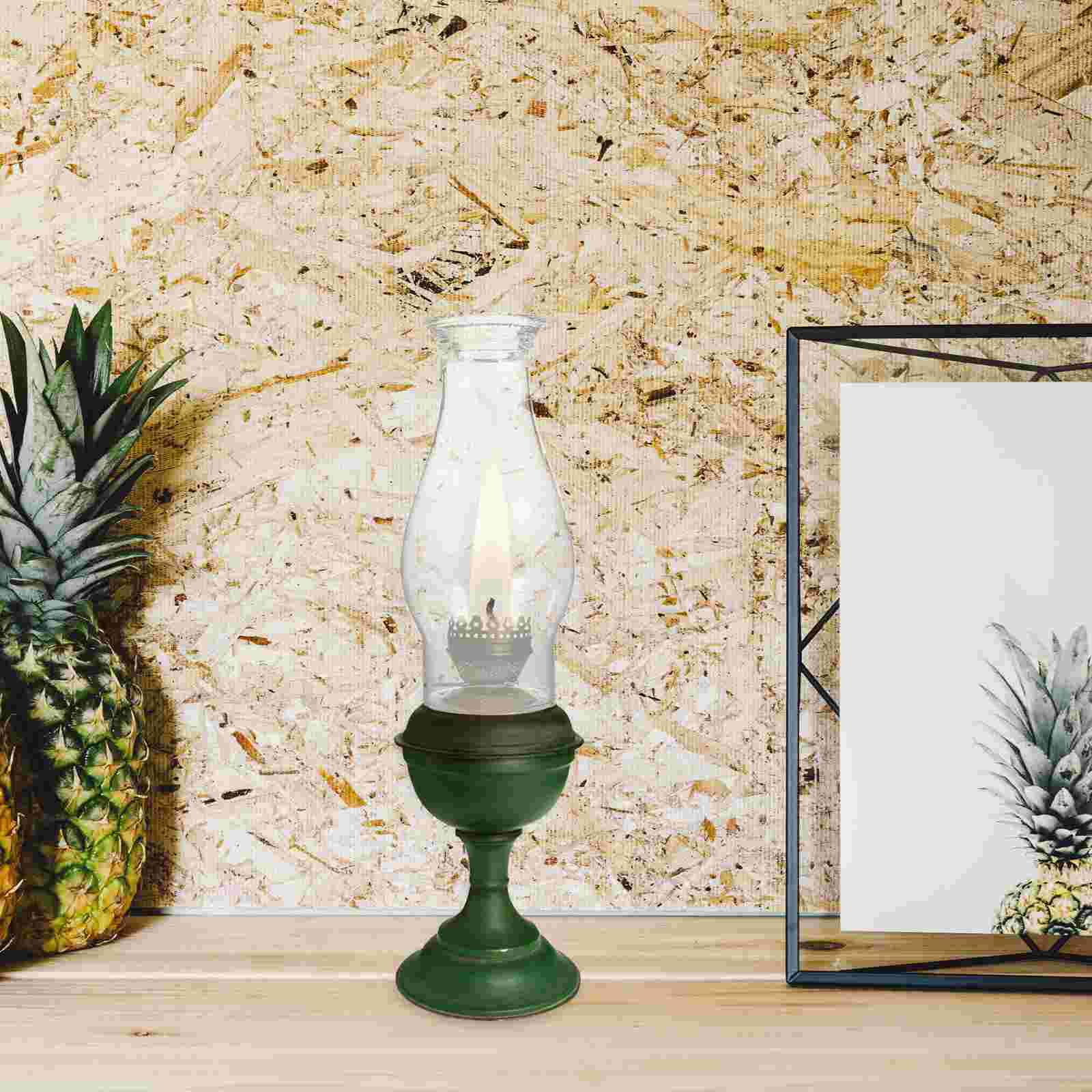 Glazen lampenkap olie vintage koepel kerosine lantaarn gloeilampen ambachtelijke cover retro vervanging schoorsteen