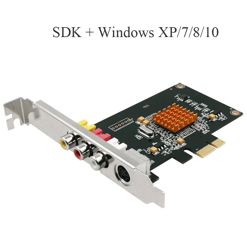 LX725 SD 768x576 Video Capture Card With SDK DV Camera TV Box Magnetic Tape PCI-E Converter Support Windows XP 7 8 10