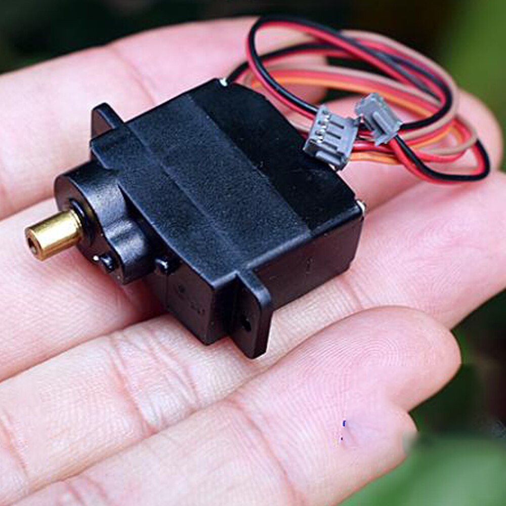 Micro engrenage métallique cc 3V-6V 12g, équipement de direction à 360 degrés, Mini moteur M10 pour voiture d&#39;escalade, Servo à cinq fils sans plaque d&#39;entraînement