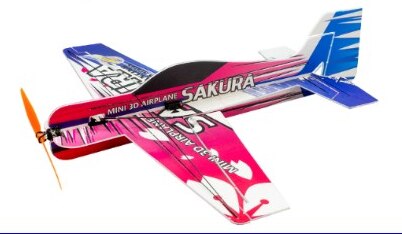 RC Air plane 3D Airplane Micro Mini Foam EPP PP F3P Lightset KIT Model Hobby Toys Sakura Remote Control Toys: E2111