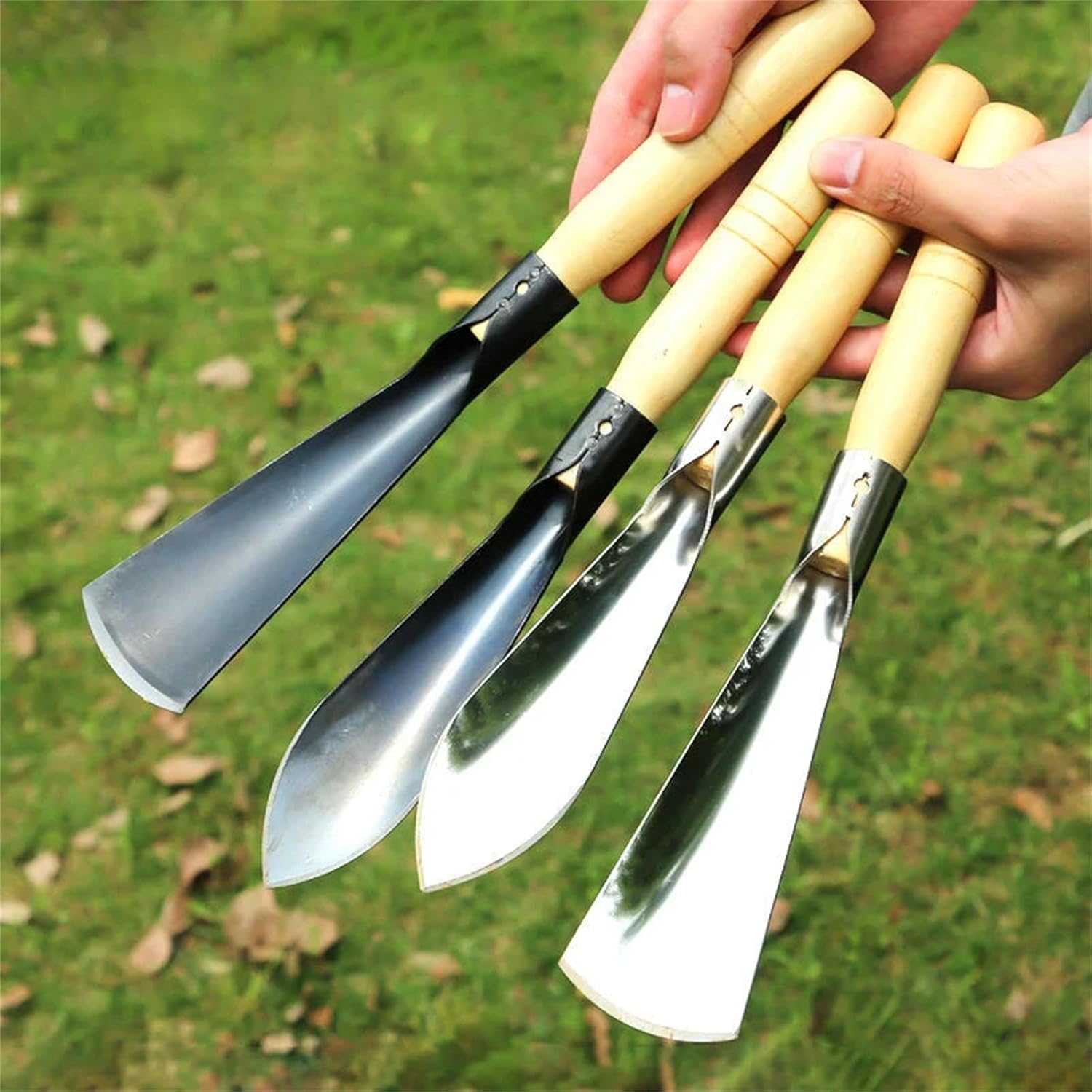 2 stuks klein transplantatiehandgereedschap, voor multifunctionele binnentuinplantverzorging (2 stuks)
