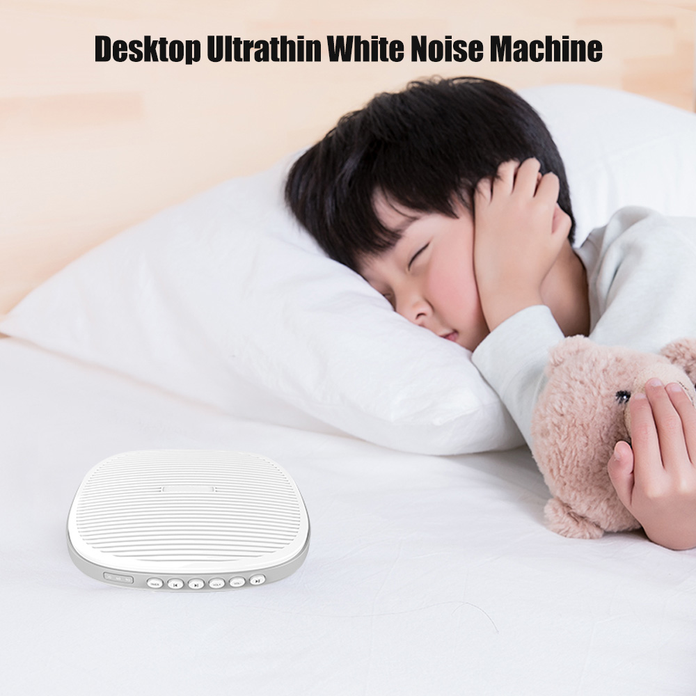 Baby Sleep Machine Desktop Ultrathin White Noise Machine Sleep Sound Machine 20 Soothing Sounds with 3.5mm Headphone Jack
