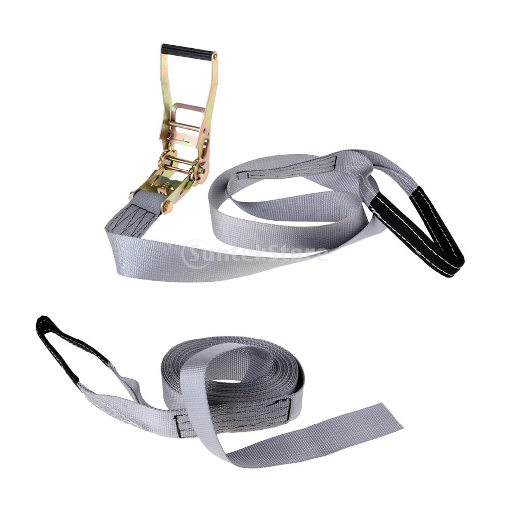 Slackline Kit 36' x 2'' Slack Line w/ Hook &amp; Ratchet Balance Training Walking Backyard Outdoor Fun for Family Adults Kids: Gray 