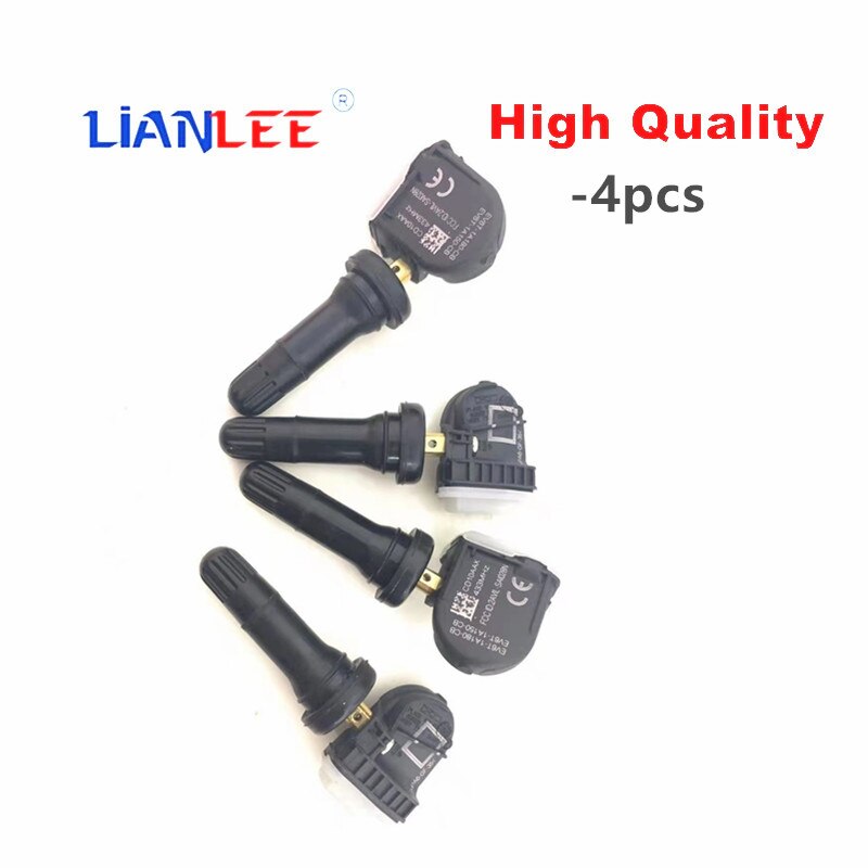 Sensor de monitoramento da pressão dos pneus tpms EV6T-1A180-CB EV6T-1A150-CB 433 mhz para ford fiesta van focus f-série ka kuga mondeo ranger: Default Title