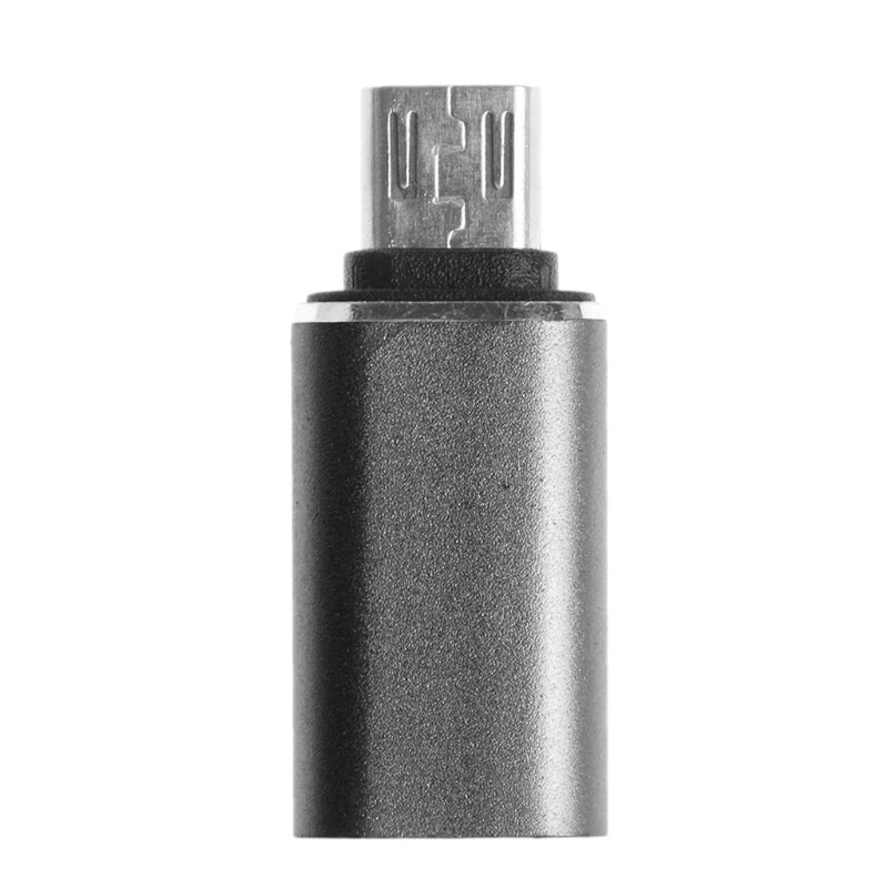 Adaptador de conversor usb 3.1 tipo c fêmea para micro usb 2.0 tipo b macho: Grey