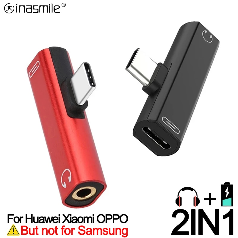 Convertitore cavo di ricarica per auricolari Jack da 2in1 tipo C a 3.5mm adattatore OTG da USB 3.0 a tipo C per MacbookPro Xiaomi Huawei genere-c