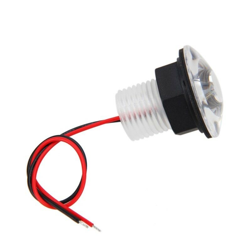 6 kpl/erä 12v 38mm sininen led -kevytvene meren rv -ystävällinen livewell -lamppu, vedenpitävä upotettava