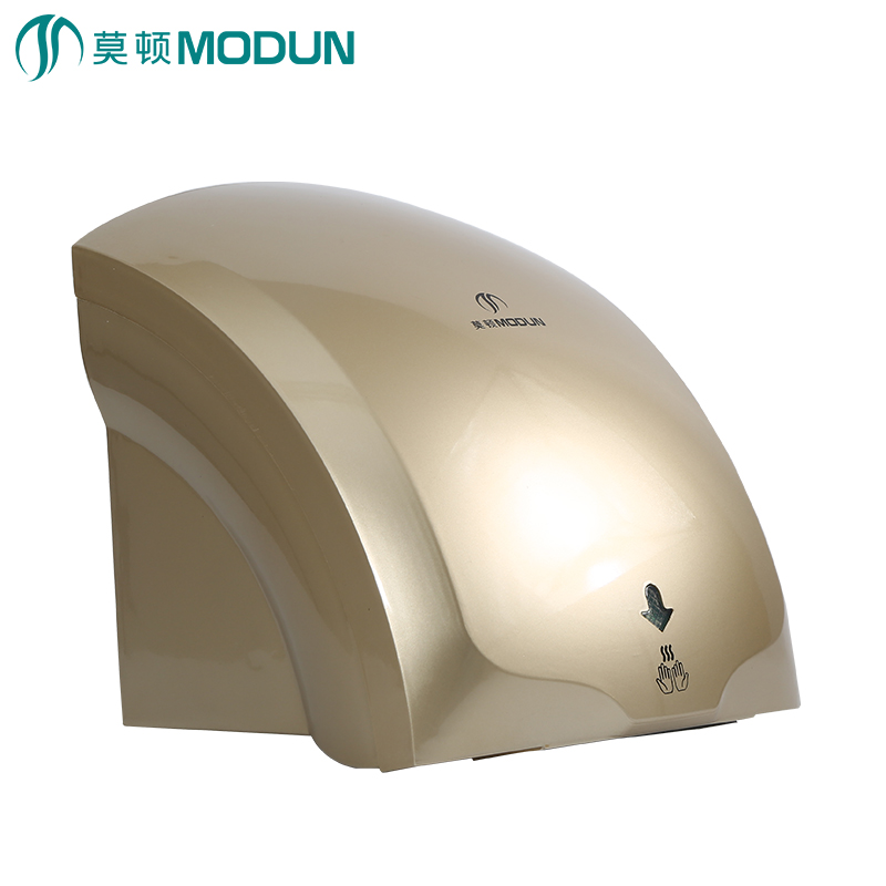 single wall mount hotel toilet bathroom low noise fast dry commercial electric handdryer machine automatic hand dryer: 689 Golden / AU