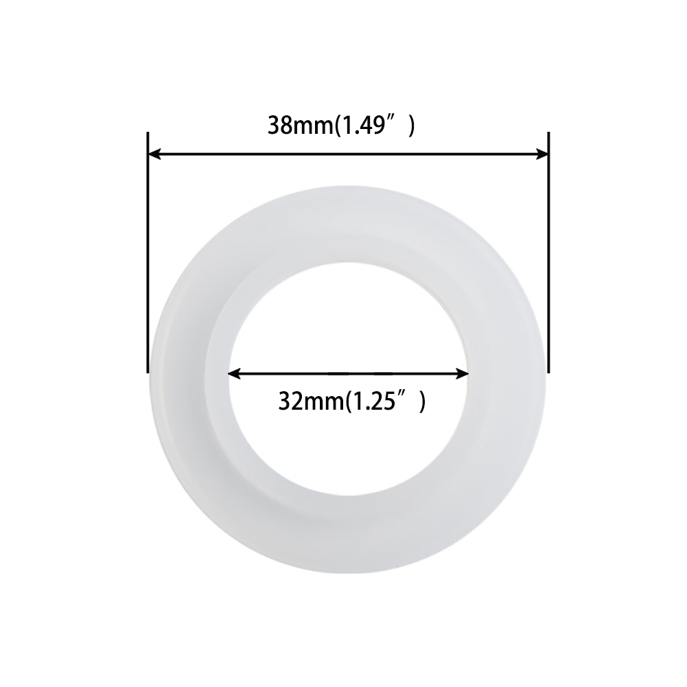 Junta de anillo de drenaje para lavabo de baño, piezas de repuesto para bañera, tapa de tapón emergente para fregadero, sello de arandela de silicona, 1 Uds.: YELLOW
