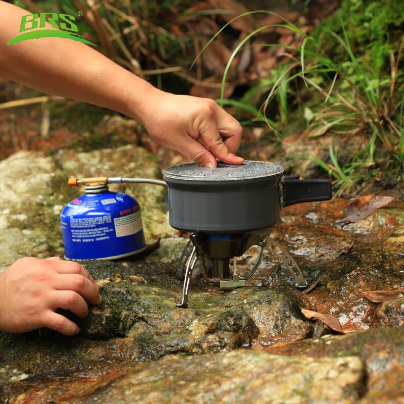 BRS-quemador de Gas BRS-11 para exteriores, estufa de acampada a prueba de viento, para senderismo, escalada, Picnic