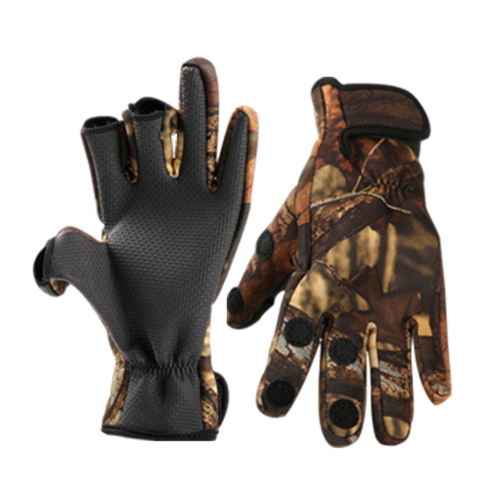 Gants de pêche chauds imperméables et antidérapants pour hommes, équipement d'extérieur, de randonnée, d'alpinisme