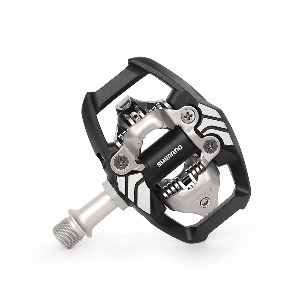 SHIMANO DEORE XT PD M8020 Selbstsichernde Fahrradpedale Erweitern Sie Plattform-Verriegelungspedale für MTB-Fahrrad mit SH51-Stollen Originalteilen