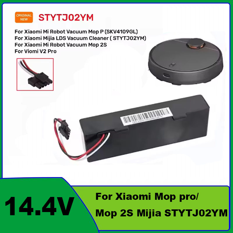 Mi Robot Vacuum-Mop 2S STYTJ02YM 9800 mAh Akku 14,4 V für Xiaomi Mijia LDS Staubsauger, Mi Robot Vacuum-Mop P, Conga 3290 3390