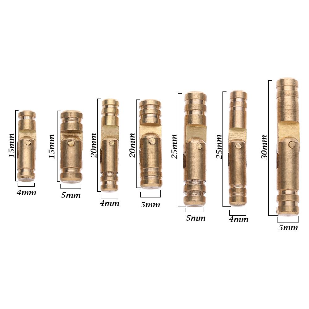 10Pcs Barrel Hinge Mini Folded Wine Wooden Case Hinges Concealed Soft Close Connector Furniture Hardware Jewelry Box Supplies