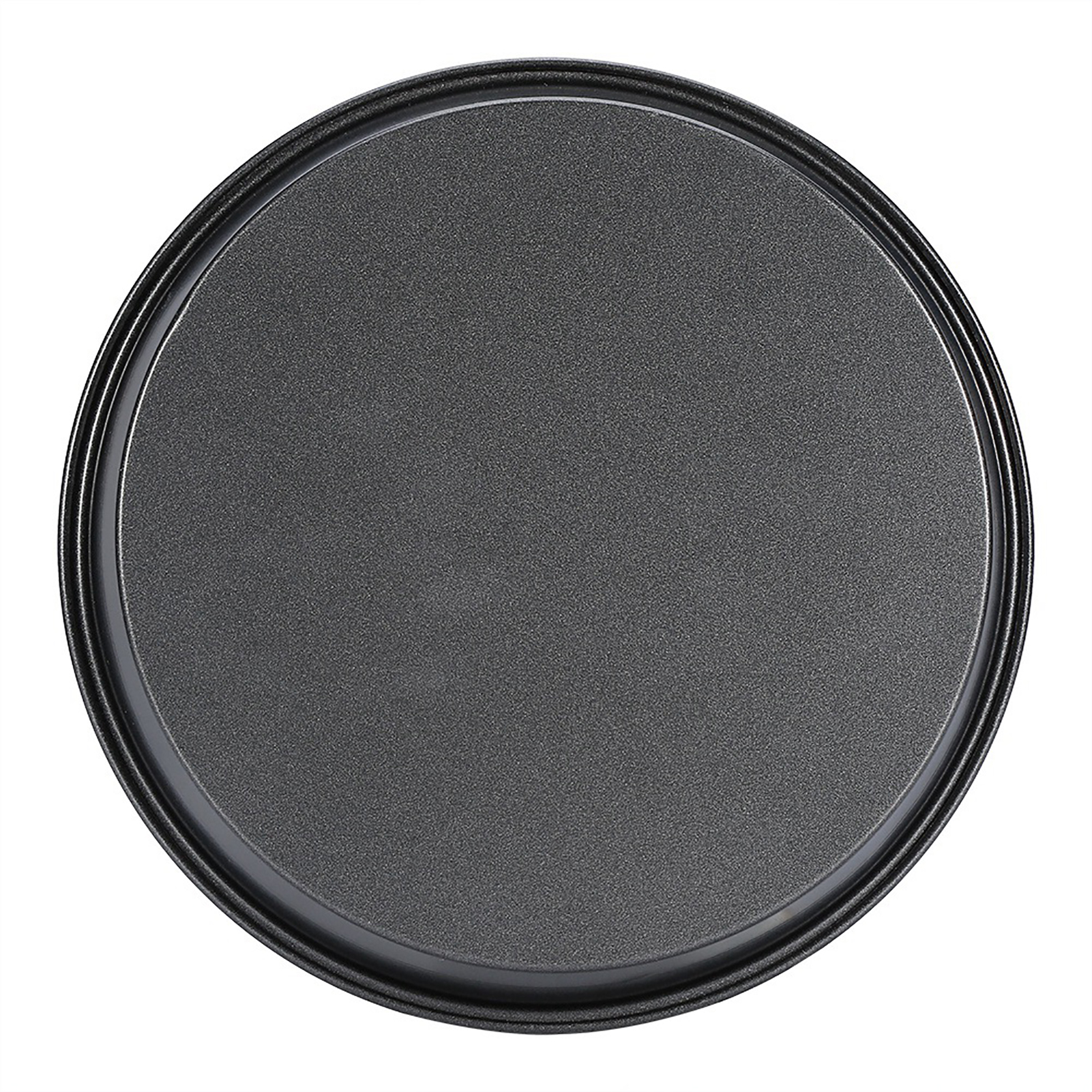 Bandeja redonda antiadherente de acero al carbono para hornear Pizza, 23x4cm, horno microondas, platos para hornear, bandeja para pasteles