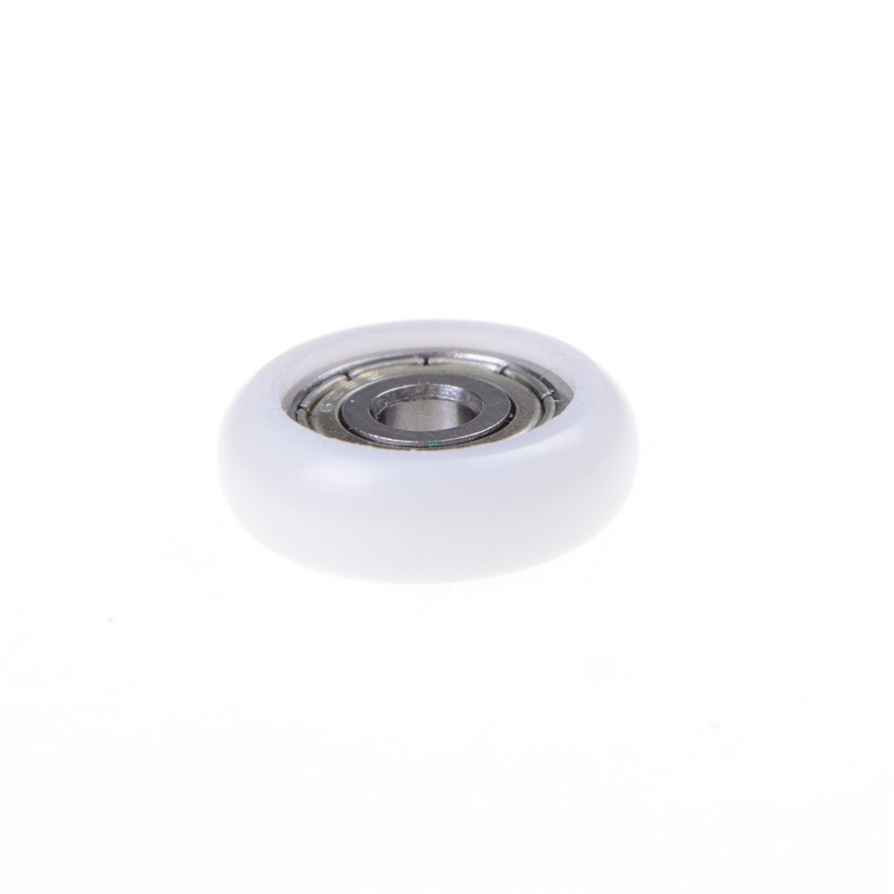 1 Pcs Nylon Plastic Carbon Stalen Lagers Katrol Wielen Ingebed Groef Geschikt Voor Meubels Hardware Accessoires 5*21.5*7Mm