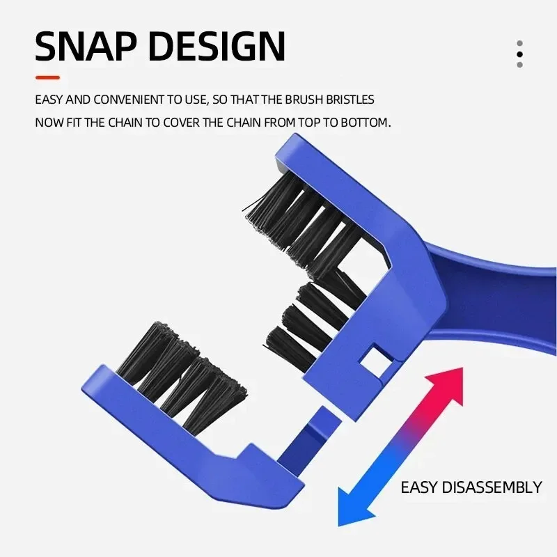 Draagbare kettingreiniger motorfiets racefiets ketting schone borstel fiets schoon motorfiets gereedschap kettingreiniger onderhoud tool
