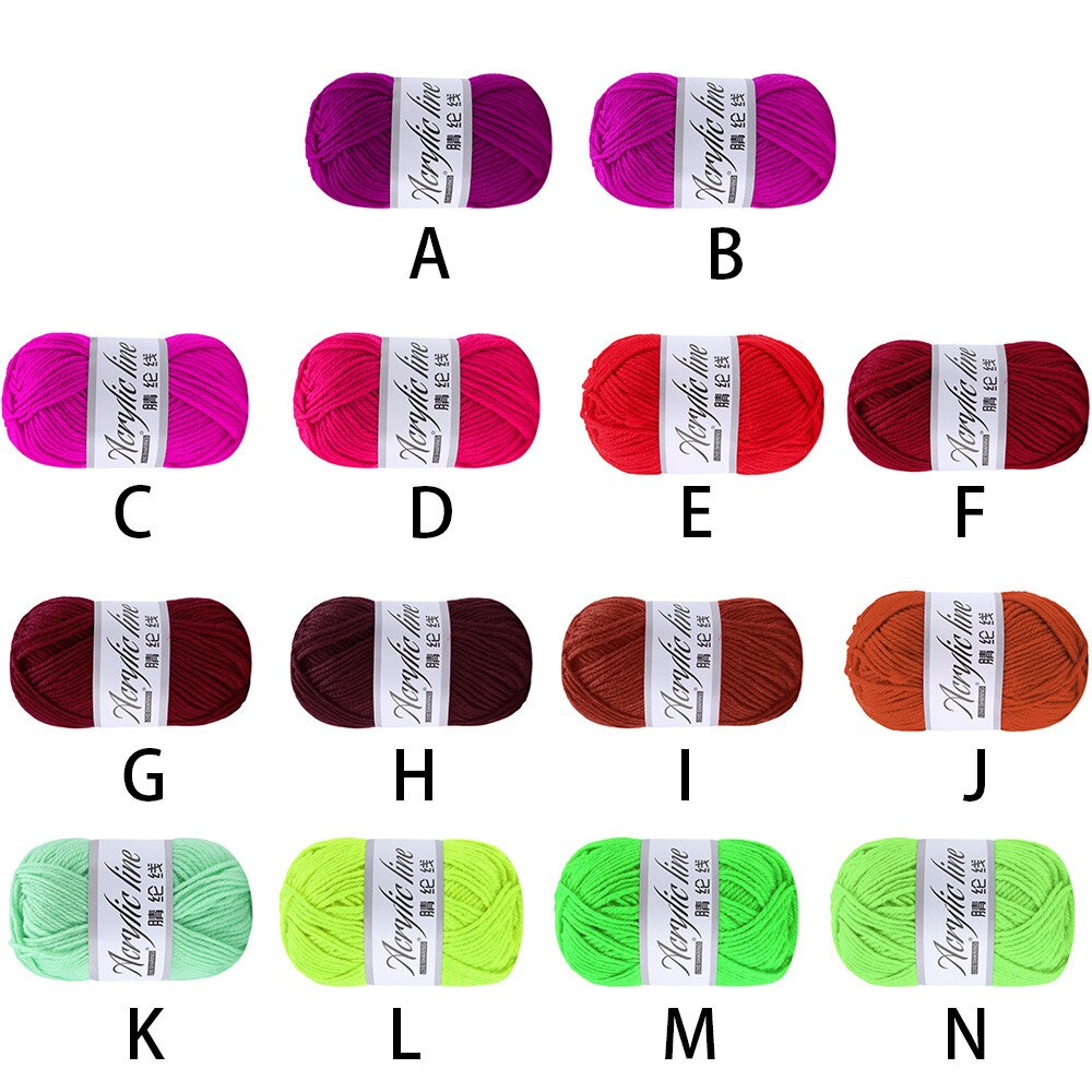 50g Chunky Wool Roving Scarf Knit Wool Yarn Thickness Warm Hat Household Crochet Yarn Lana Knitting Cotton Yarn Lanas Wol Wolle