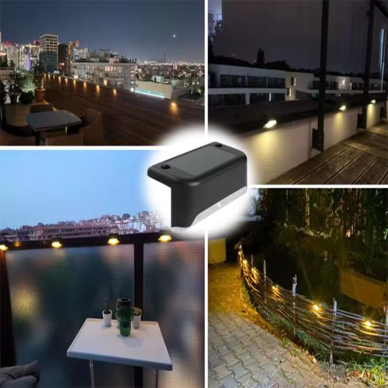 Led-tuinverlichting op zonne-energie, superhelder, waterdicht, op zonne-energie, voor balkon, trap, straatverlichting, buitenverlichting, led-verlichting op zonlicht.: Lichtgeel / 6-10w