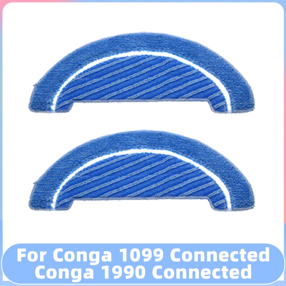 Compatible con Conga 1099 Connected / 1990 Connected Robot repuestos de aspiradora cepillo lateral principal filtro fregona accesorio de repuesto: Verde militar