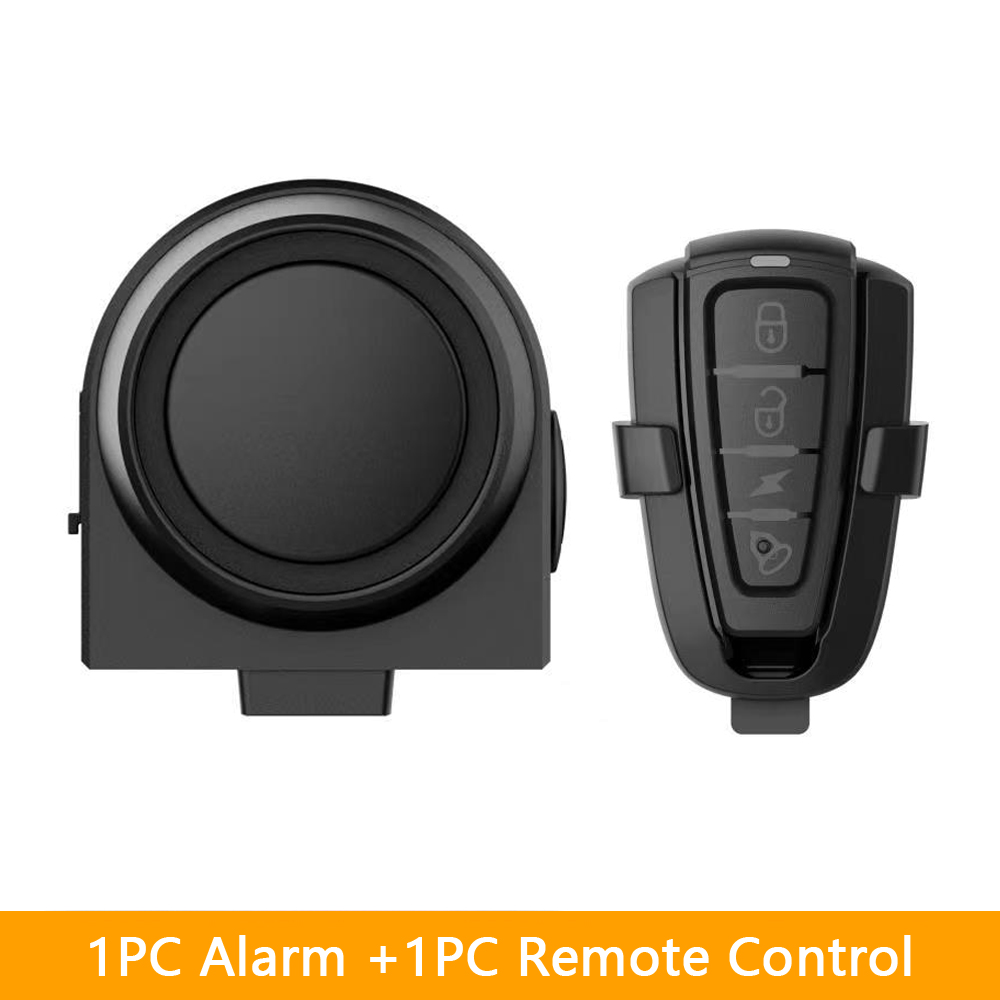 Fiets Vibratie Alarm Usb Oplaadbare Draadloze Anti-Diefstal Motorfiets Fiets Alarm Met Afstandsbediening Beveiliging Alarmsysteem: Default Title