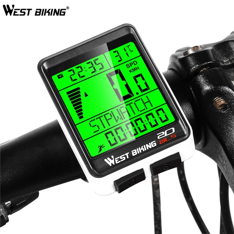 Bike Computer Five languages Multi-Functions Bicycle Speedometer Counter Odometer Wireles Waterproof Cycling Computer Automatic