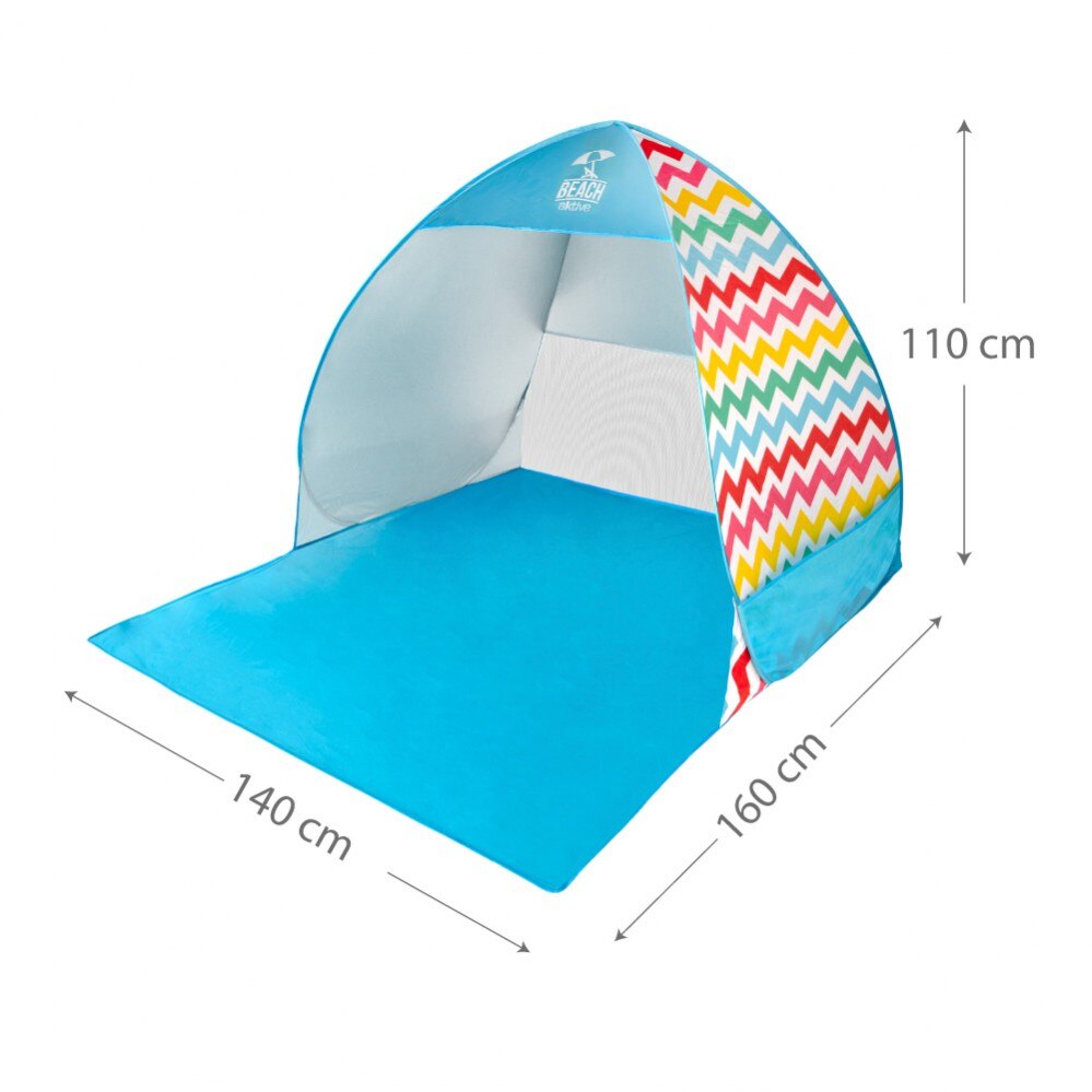 Tienda de playa Pop Up multicolor UV50 Aktive Beach
