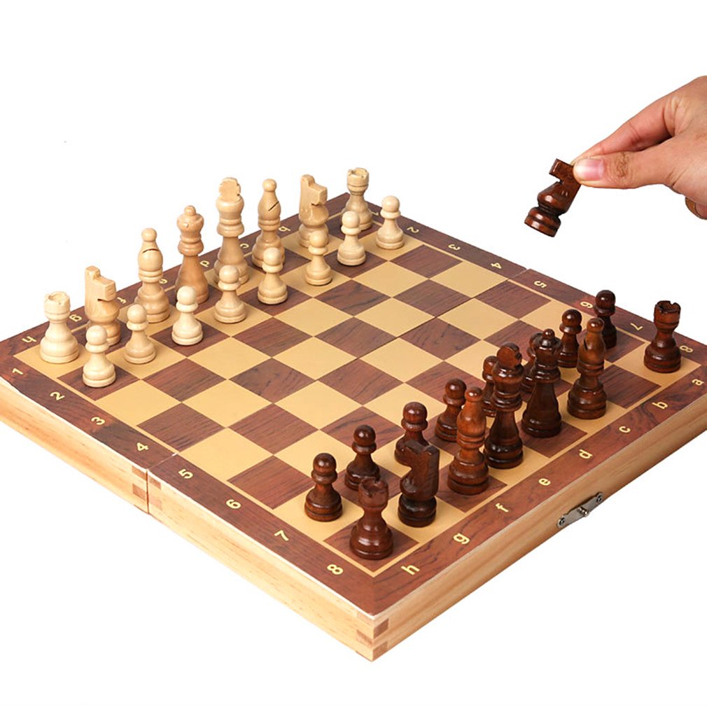 Klapp Schach einstellen Holz Falten Prüfung Magnetische Internationalen Schach Tragbare Reise Schreibtisch Spiel Spielzeug Schach einstellen