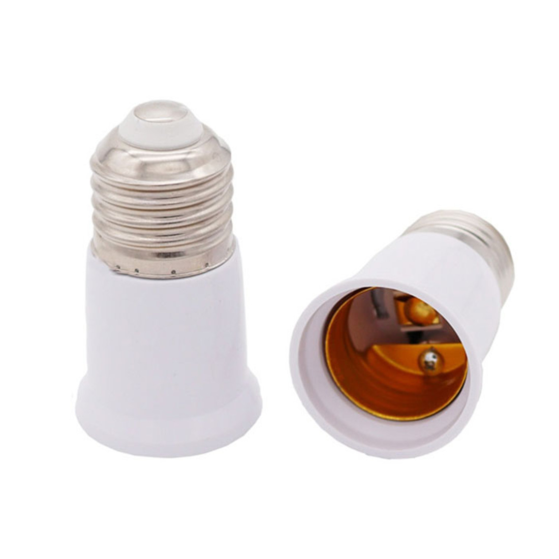 E27 E26 Sockel Verlängerung E27 auf E27 Standard Mittel Base Lampenverlängerung Sockel Schraube Lampenfassung Adapter