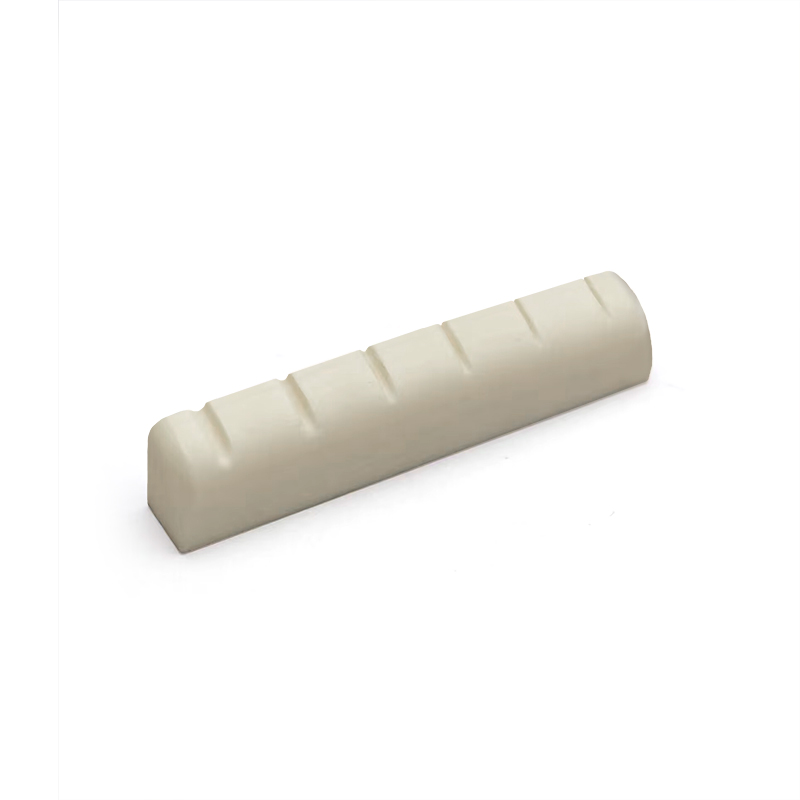 10 Stuks Links-Hand Bone Moer Voor 6-Snarige Akoestische Gitaar 43X6X8.5 Mm Vee bot Moer Linkerhand Gitaar Moer Muziek Instrument Onderdelen