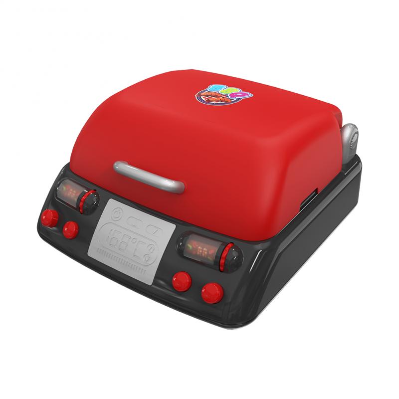 Jenter kjøkken sent som leker leker simulering elektrisk bbq grille pølse vinge tomatsaus matlagingsmaskin til barnebursdag