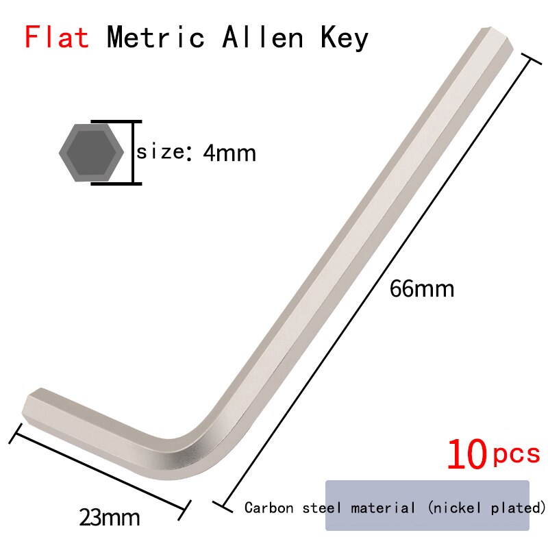 S2 Allen Key Hardened L-shaped Hexagon Key with Extended Inner Hexagon Wrench Single Inner Hexagon Screwdriver Set 0.7/5/6/17mm: Beige
