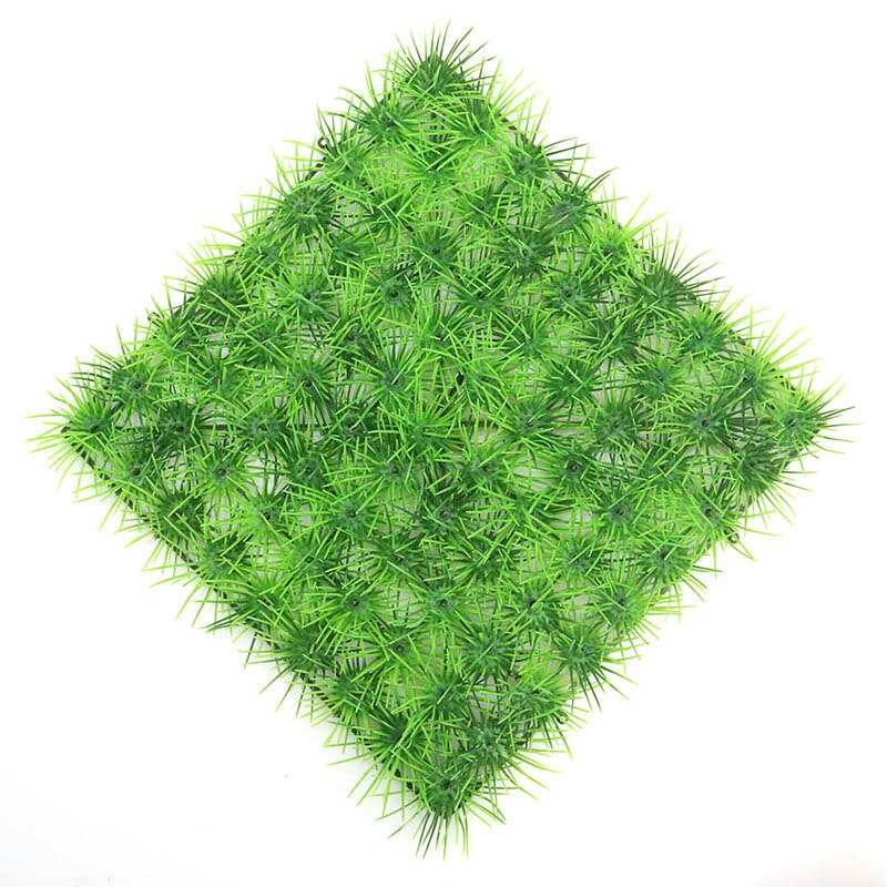 Aquarium plastic kunstgras gazon aquarium landschap waterplanten ornamenten  lx9c: Groen 1