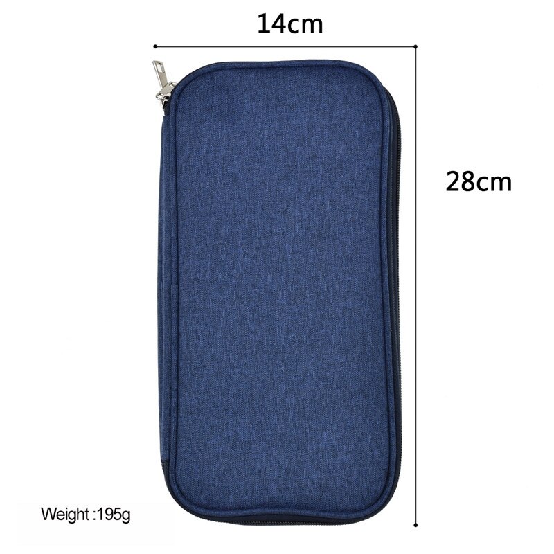 Empty Pouch Storage Bag For Crochet Hook And Knitting Needles Scissors Ruler Big Capacity Organizer Storage Bag For Sewing Tools