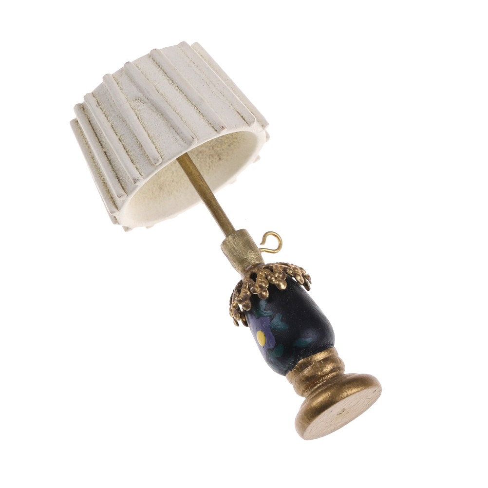 1pz 1:12 in Miniatura Lampada Da Tavolo 5.2*2.2*1.3 centimetri Casa di Bambola Accessori Casa Delle Bambole Bambole Mobili Casa di Lampada arredamento