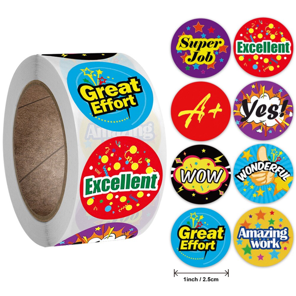 Qiduo Beloning Stickers Voor Kids Leraar Leuke Dieren Klaslokaal Motivatie Sticker Ondersteuning Gedrag Voor Jongens Meisjes