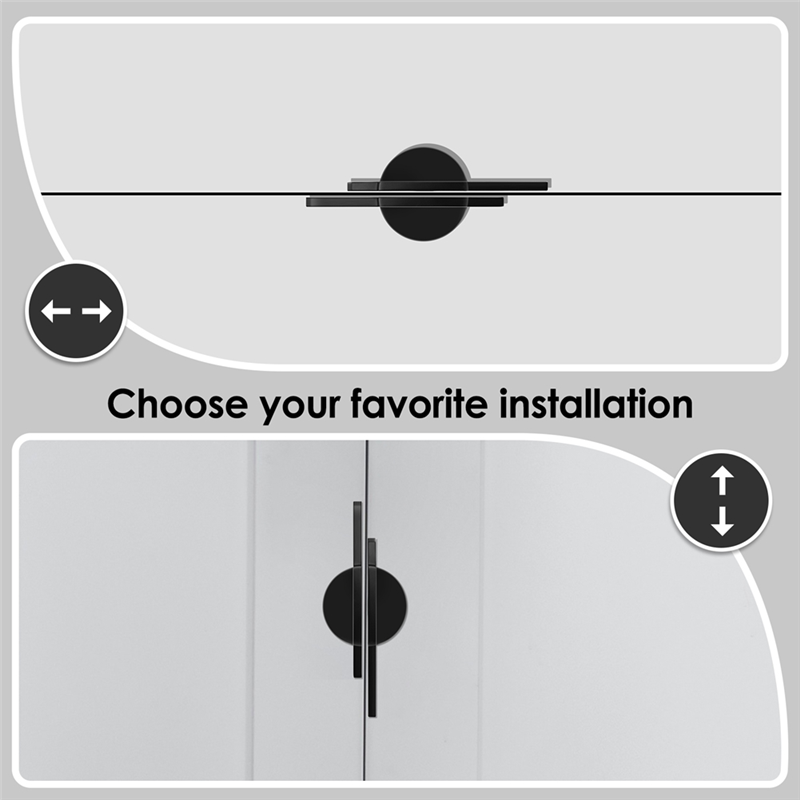 M12k-2 skabsgreb, halvrunde sorte skabsknopper, matsorte skabsgreb til skabe og skabe 2-1/2 tommer  (64 mm)