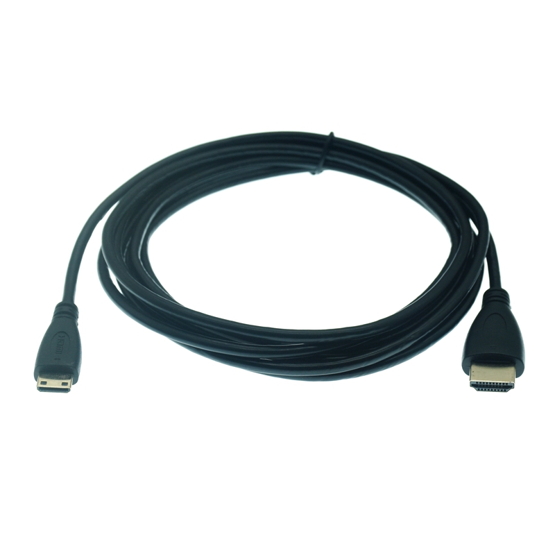Cable Mini Micro HD a HDMI, adaptador de alta velocidad, enchufe chapado en oro para cámara, Monitor, proyector, Notebook, TV, 10M, 0,3 M, 1M