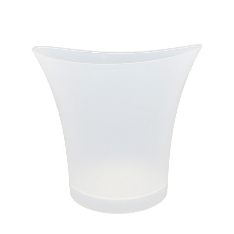 5L Waterproof Plastic LED Ice Bucket Color Bars Nightclubs LED Light Up Champagne Beer Bucket Bars Night Party: Default Title