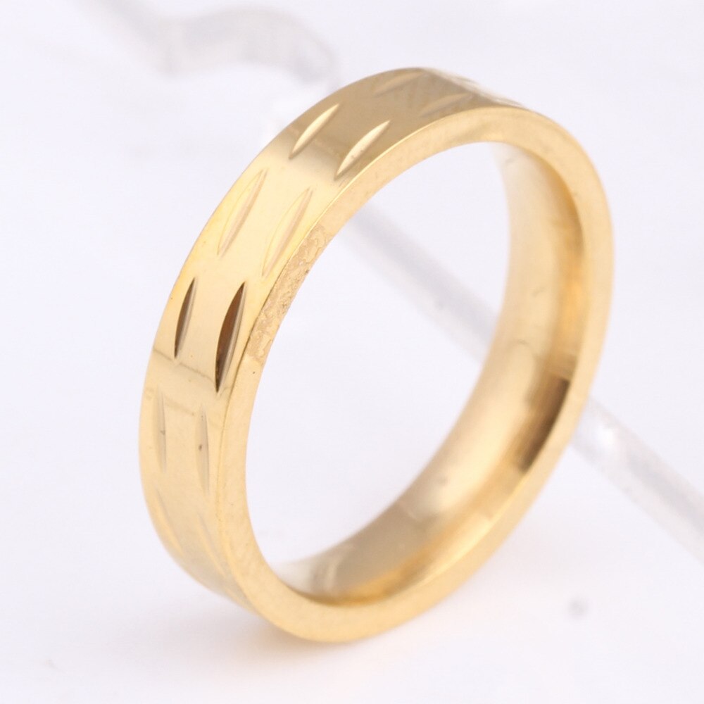 Klassieke trouwringen voor mannen of vrouwen, sieraden van roestvrij staal