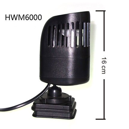 Resun HWM-2000/4000/6000 Marine Aquarium Fish Coral Tank Wave Maker Pump with Magnetic Basement: HWM6000 20W