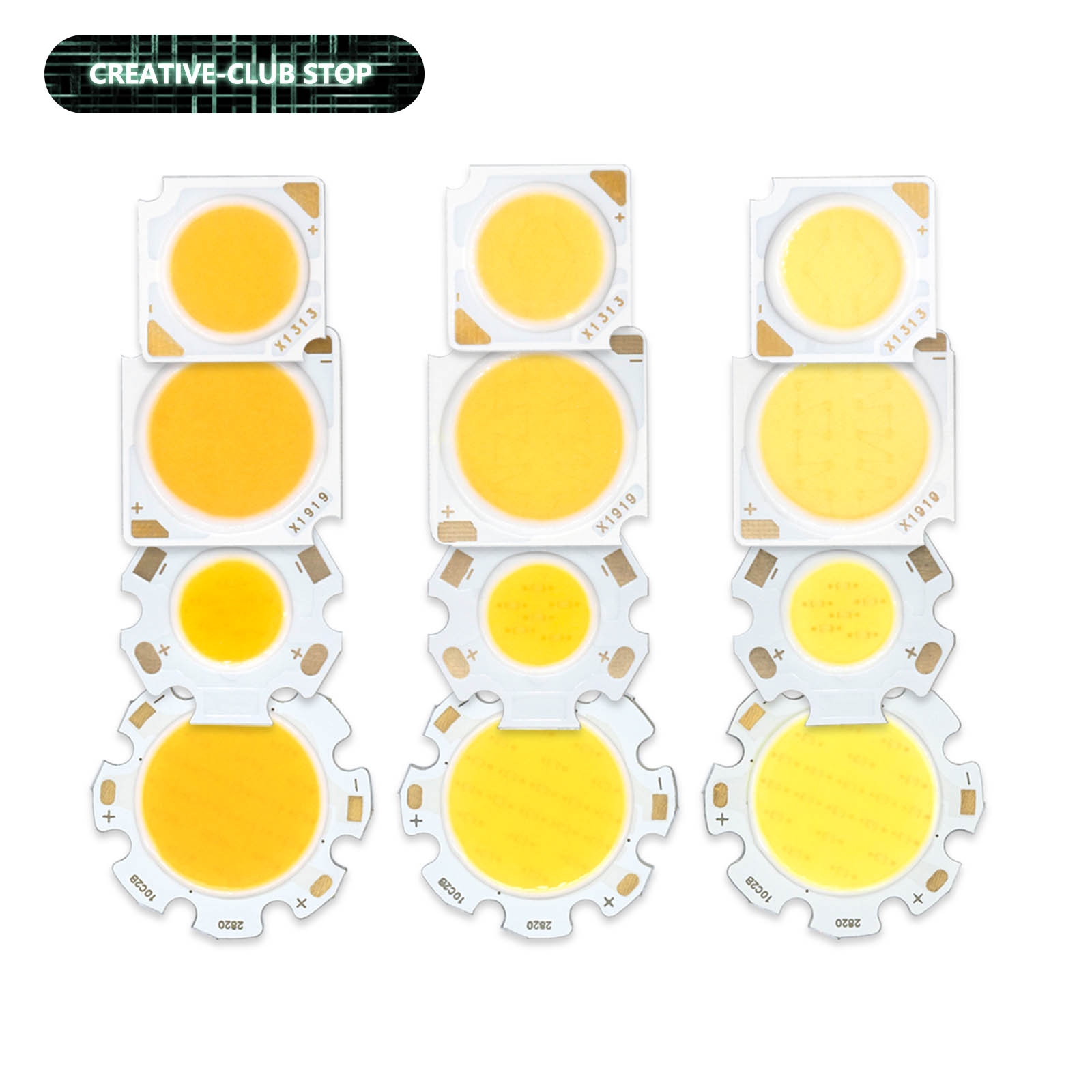 Bridgelux COB LED Chip 3W 5W 7W 10W 20W 30W 40W Diodo emisor de luz Módulo LED Matrix 1313 2828 1919 para bombillas empotrables