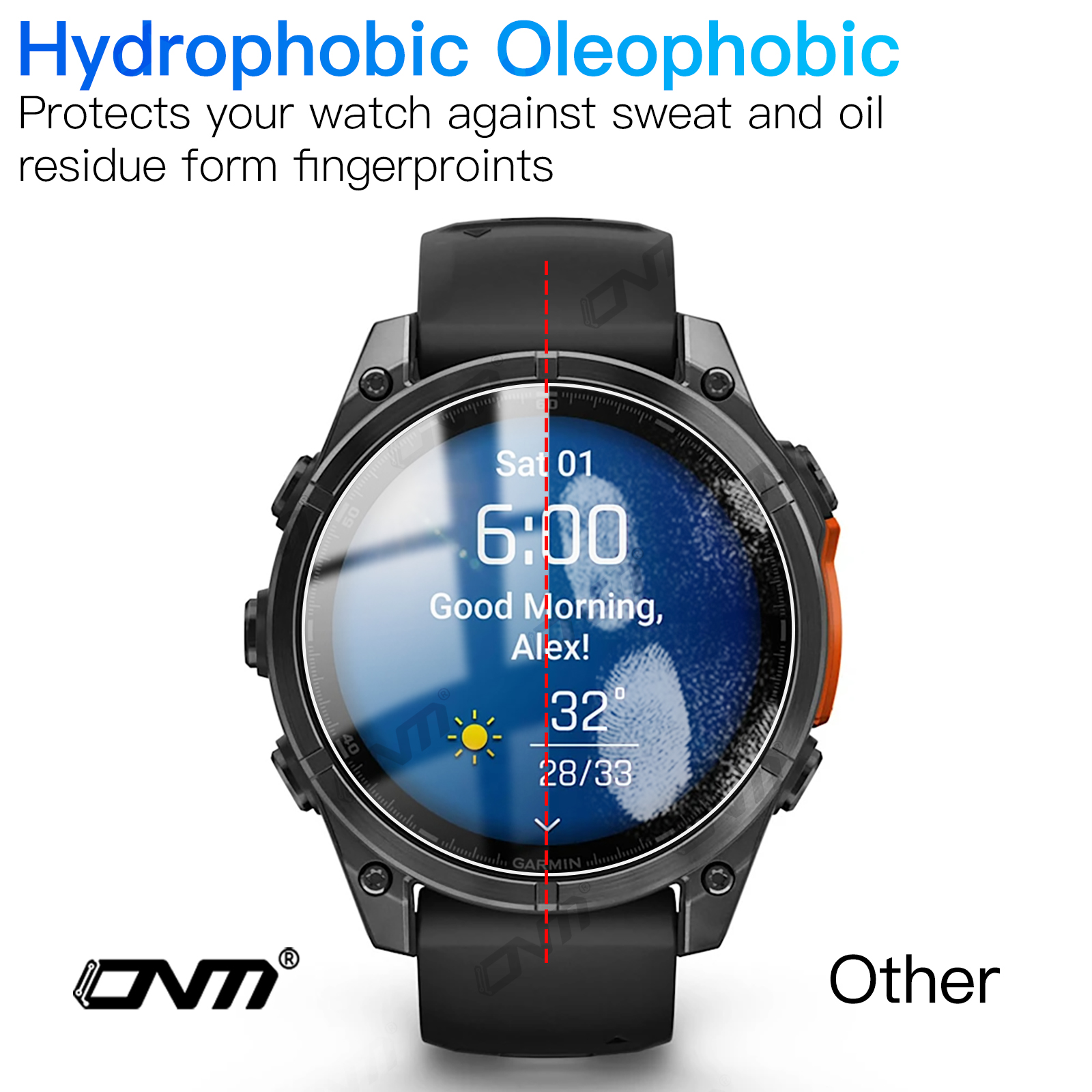 Tempered Glass for Garmin Fenix 8 E 43mm/47mm/51mm AMOLED Solar Screen Protector Tempered Glass Anti-scratch Film Accessories