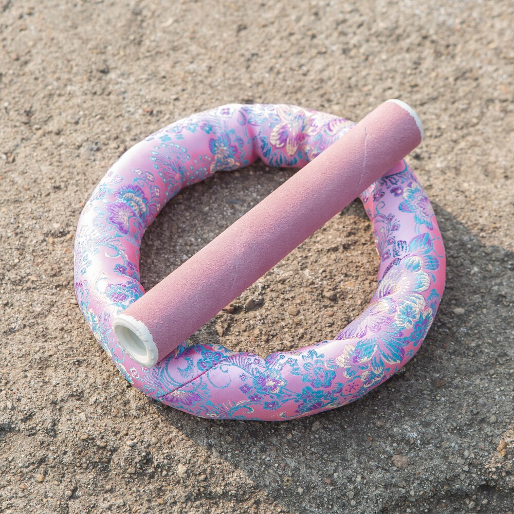 Pink ruskind angriber og pink stof ring ruskind hammer bedst til at spille krystal syngeskål