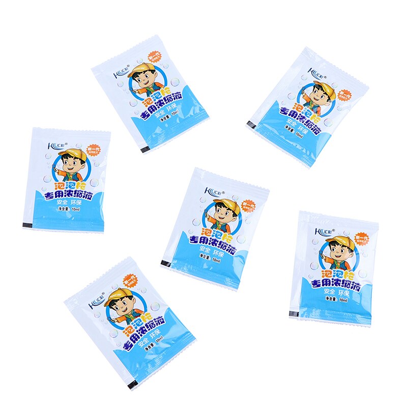 10Pcs 10Ml Concentraat Bellen Vloeibare Zeep Water Bubble Stok Supplement Accesso